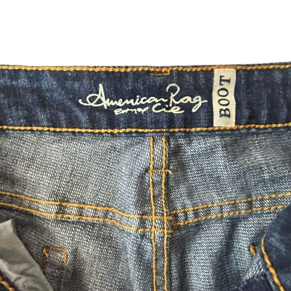 American Rag Cie Women’s Jeans Size 11 Regular Bootcut Dark Wash - Picture 12 of 12